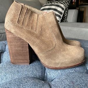 Jeffrey Campbell suede booties